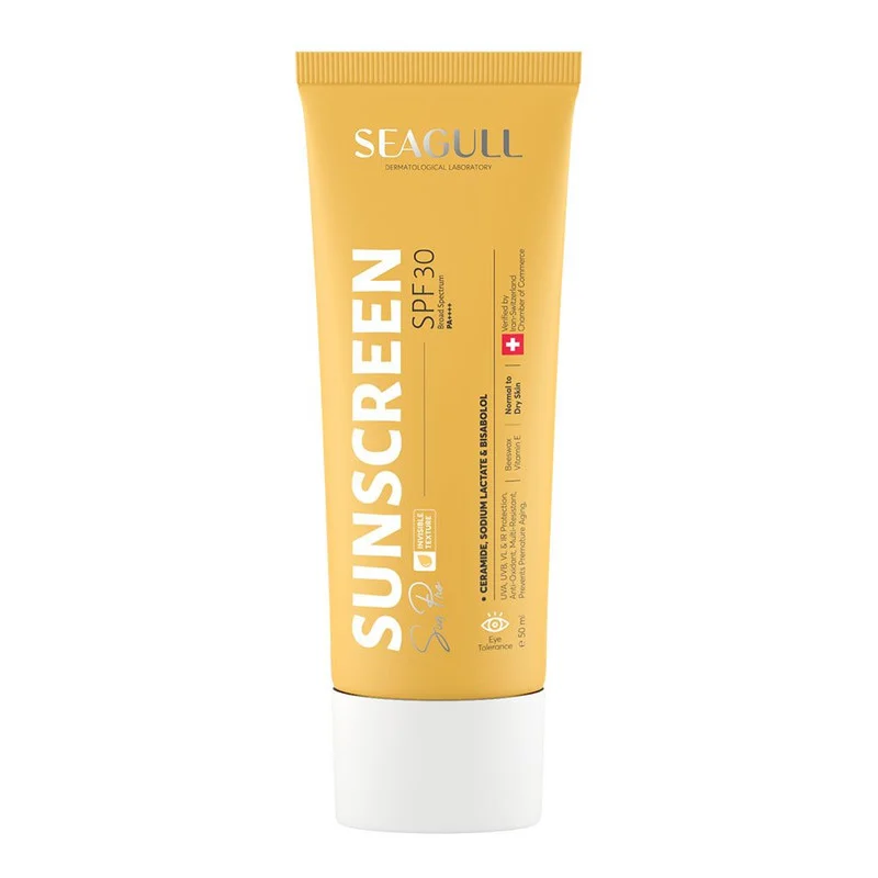 کرم ضد آفتاب بدون رنگ سی گل SPF 30 مدل  Proمناسب پوست‌های خشک و معمولی حجم 50 میلی‌لیتر