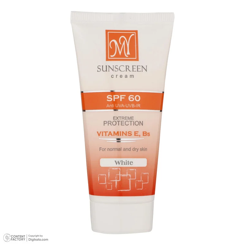 کرم ضدآفتاب بی‌رنگ مای SPF60 مدل Extreme Protection، مناسب پوست‌های نرمال تا خشک، حجم 50 میلی‌لیتر