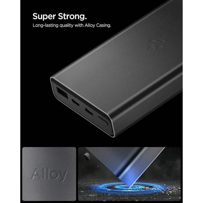پاوربانک اسپیگن مدل EA3020 ظرفیت 20000 میلیآمپر ساعت
