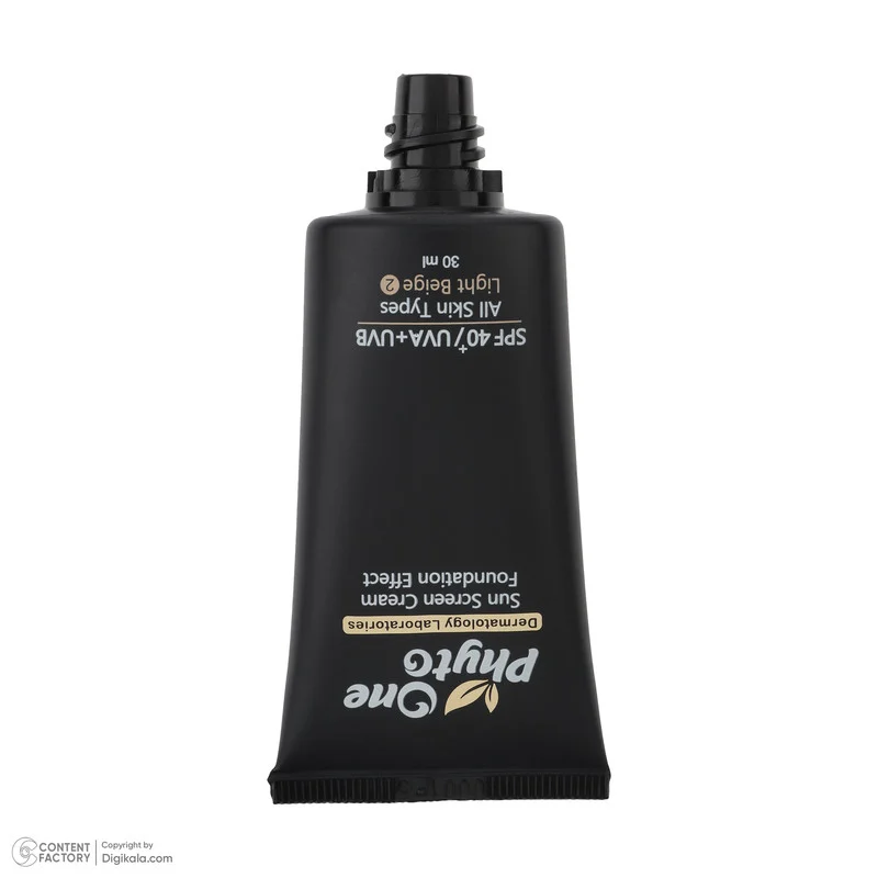 کرم ضد آفتاب رنگی فیتو وان SPF 40 مدل 981 ‌حاوی ‌محافظ UVA و UVB مناسب انواع پوست‌ حجم 30 میلی‌لیتر