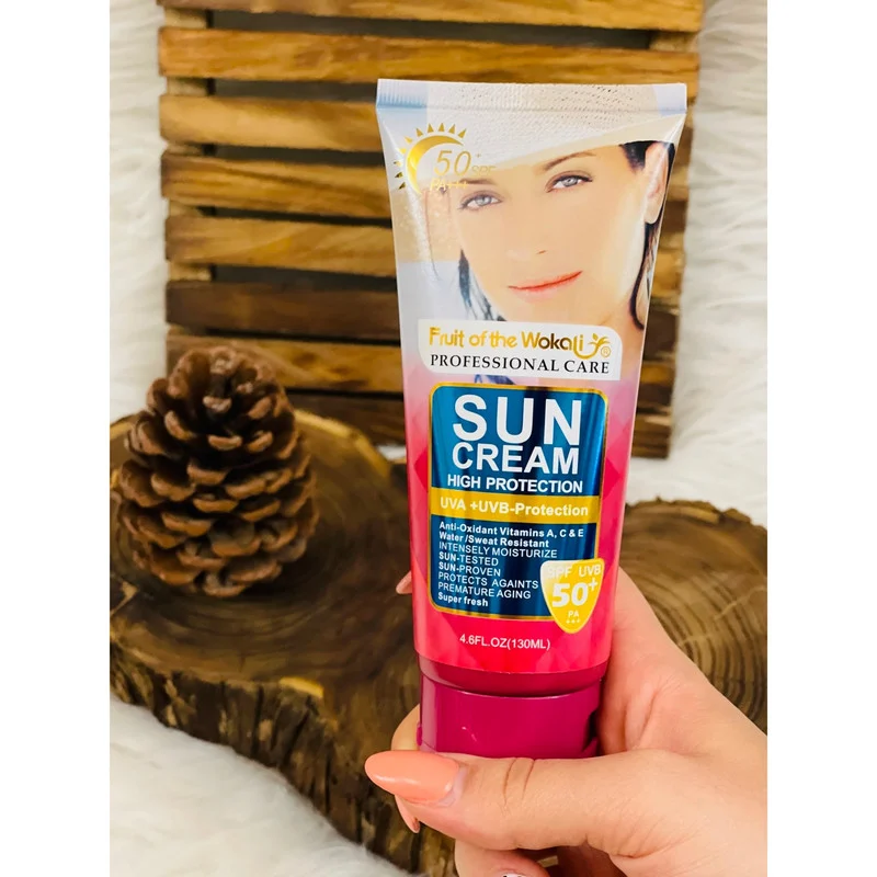 لوسیون ضدآفتاب ووکالی مدل spf50 حجم 130 میلی لیتر