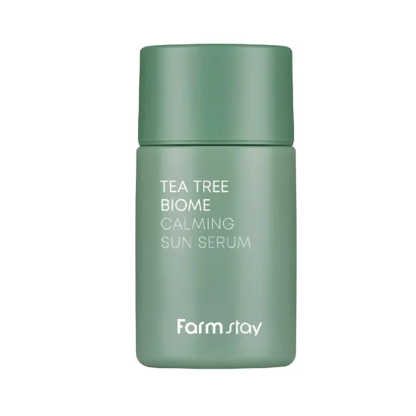 فلوئید ضد آفتاب بی رنگ فارم استی Spf45++ مدل چای سبز محافظ UV روشن کننده و ضد چروک مناسب انواع پوست حجم ۵۰ میلی لیتر