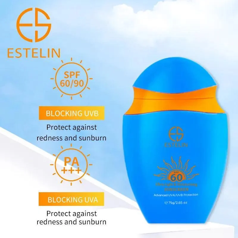 کرم ضد آفتاب بدون رنگ استیلن SPF 60 مدل ultra مناسب انواع پوست وزن 75 گرم