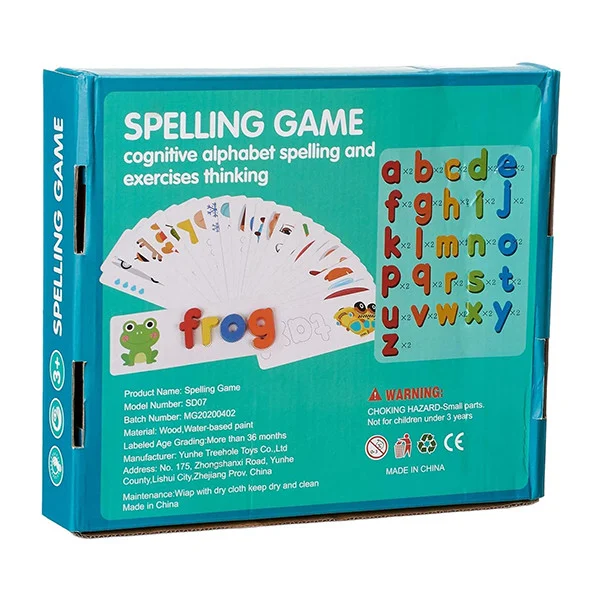 بازی آموزشی انگلیسی مدل Spelling Game مجموعه 80 عددی