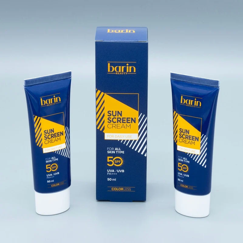کرم ضد آفتاب بدون رنگ بارین بیوتی SPF 50 مدل CL ‌مناسب انواع پوست‌ حجم 50 میلی‌لیتر