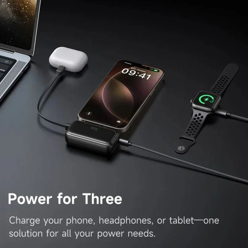 پاوربانک مک دودو مدل MC-7800 ظرفیت 5000 میلیآمپر ساعت به همراه کابل تبدیل USB-C