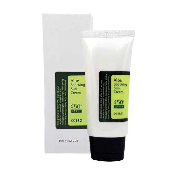 کرم ضد آفتاب کوزارکس مدل aloe soothing حجم 50 میلی لیتر