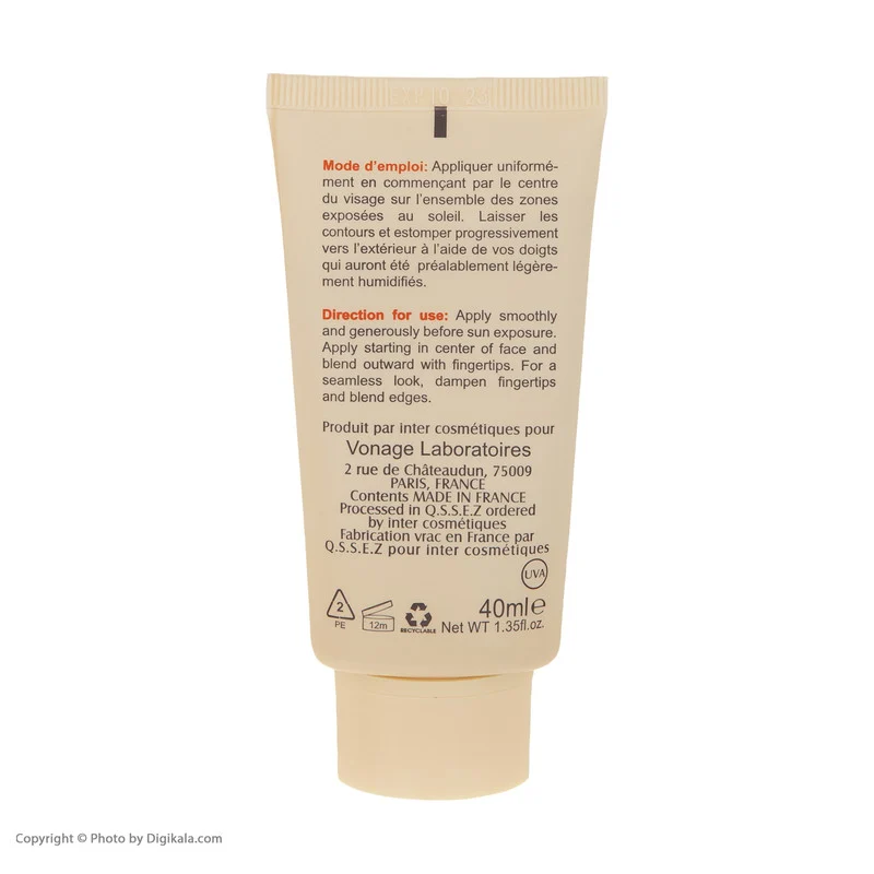 کرم ضد آفتاب رنگی الارو SPF30 سری Foundation Effect مدل Natural Beige محافظ UVB، مناسب پوست‌های چرب و حساس تحت لیسانس حجم 40 میلی‌لیتر