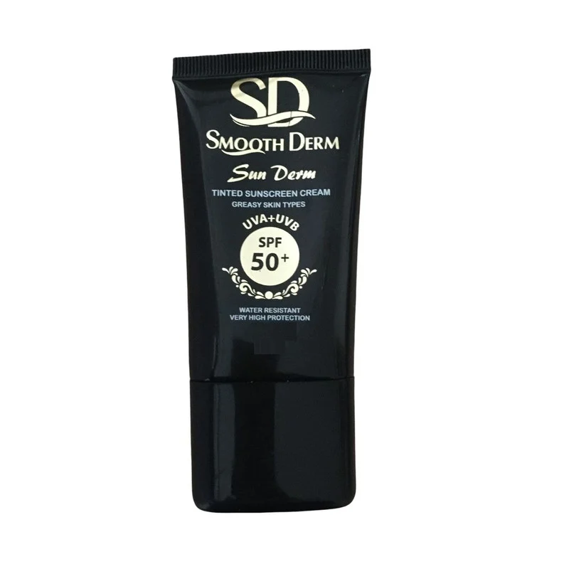 کرم ضدآفتاب بی رنگ اسموت درم SPF50 مدل OS محافظ UVA و UVB مناسب پوست چرب حجم ۴۰ میلی لیتر
