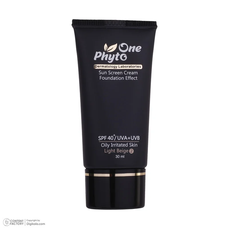 کرم ضد آفتاب رنگی فیتو وان SPF 40 مدل 09 ‌مناسب پوست‌های چرب و حساس حجم 30 میلی‌لیتر