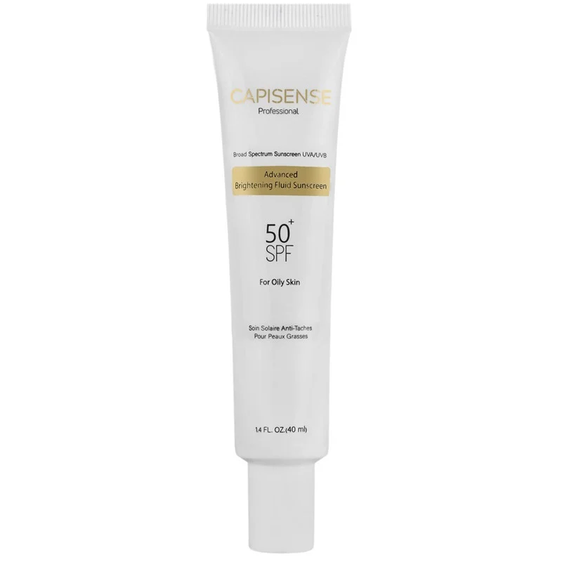 فلوئید ضد آفتاب بدون رنگ کپیسنس SPF 50 مدل BRI-O محافظ UVA،UVB مناسب پوست چرب حجم 40 میلی لیتر