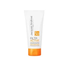 کرم ضد آفتاب بدون رنگ ژاک آندرل پاریس مدل FILTR ACTIVE SPF 50 مناسب پوست های خشک و معمولی حجم 50 میلی لیتر