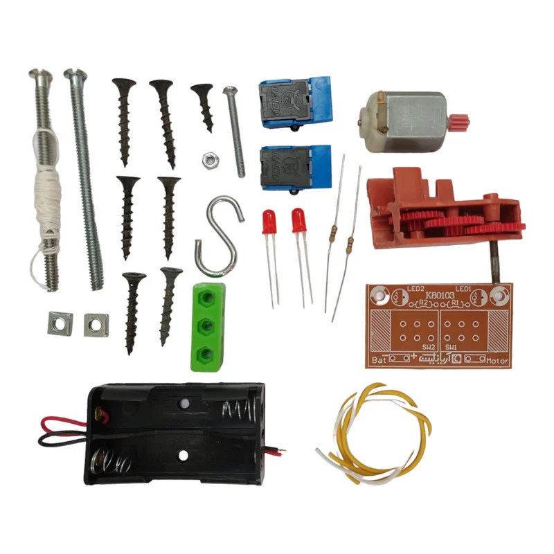 کیت آموزشی آریانکیت مدل جرثقیل چوبی کد K80104
