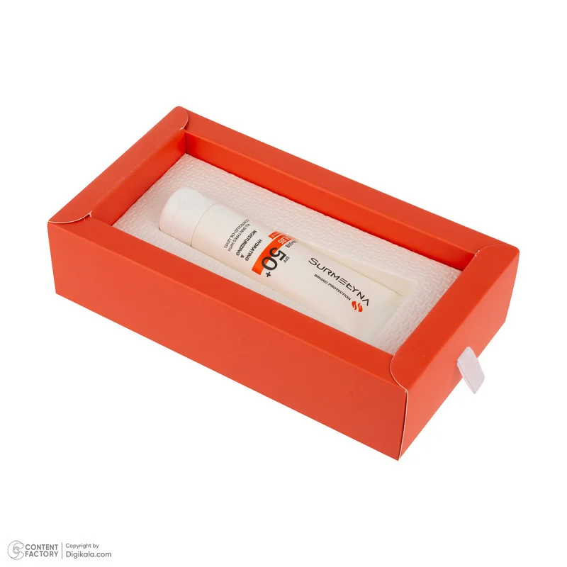 کرم ضد آفتاب بی‌رنگ سورملینا، SPF 50، مدل 00 UVA UVB، مناسب انواع پوست با حجم 50 میلی‌لیتر، ضد حساسیت، فاقد پارابن و سیلیکون، محافظت‌کننده در برابر اشعه‌های UVA و UVB، بدون تست حیوانی، PA++++، ضد پیری، ضد جوش، با ماندگاری 2 ساعته