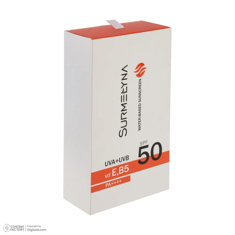 کرم ضد آفتاب بی‌رنگ سورملینا، SPF 50، مدل 00 UVA UVB، مناسب انواع پوست با حجم 50 میلی‌لیتر، ضد حساسیت، فاقد پارابن و سیلیکون، محافظت‌کننده در برابر اشعه‌های UVA و UVB، بدون تست حیوانی، PA++++، ضد پیری، ضد جوش، با ماندگاری 2 ساعته